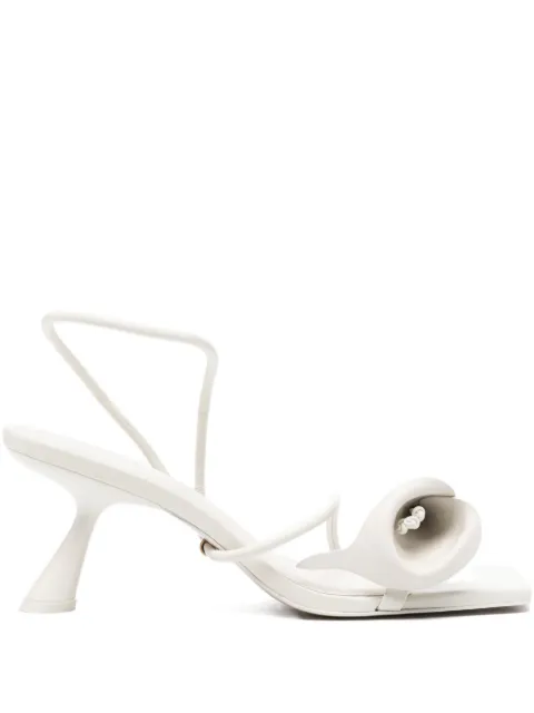 Cult Gaia 70mm Ria sandals White SD1333LR3467