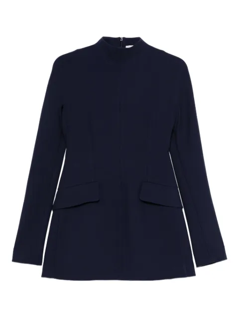 Sportmax SPXTEFRITE pockets high-neck mini dress Blue 2612221011600617