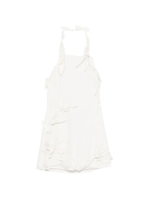Cult Gaia Elliana floral-appliqué mini dress White DR2818YP3231