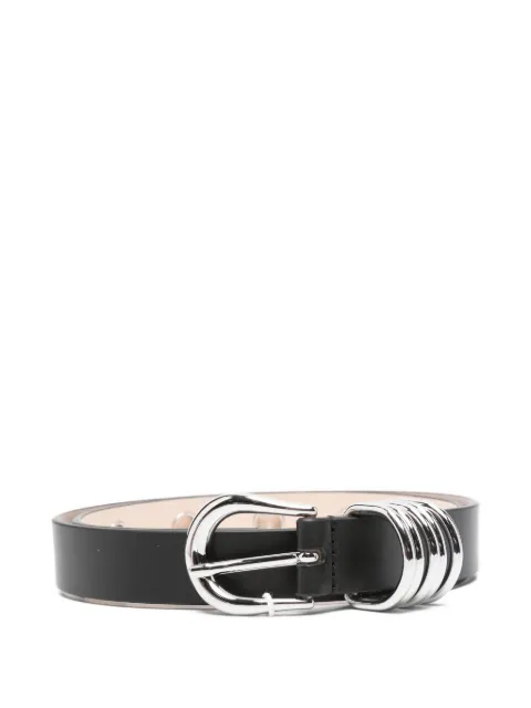Déhanche Hollyhock rivets belt Black HOLLYHOCKRIVETSILV