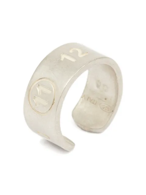 Maison Margiela number-reference ear cuff Silver SM1VG0066P8574