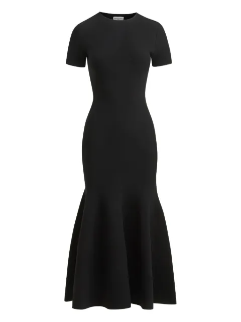 Brandon Maxwell Willa knitted midi dress Black KN303FW25