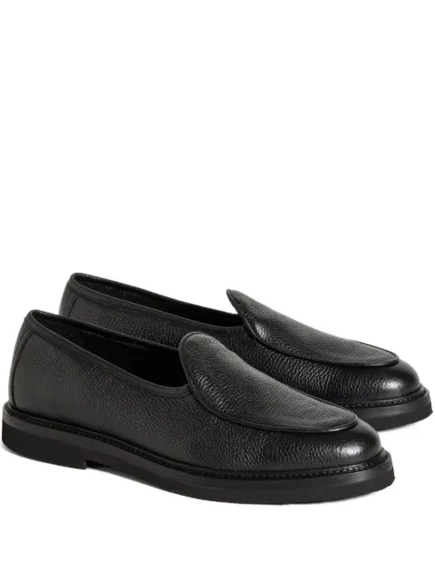 Soloviere grained Alexis loafers Black PERMALEXX11