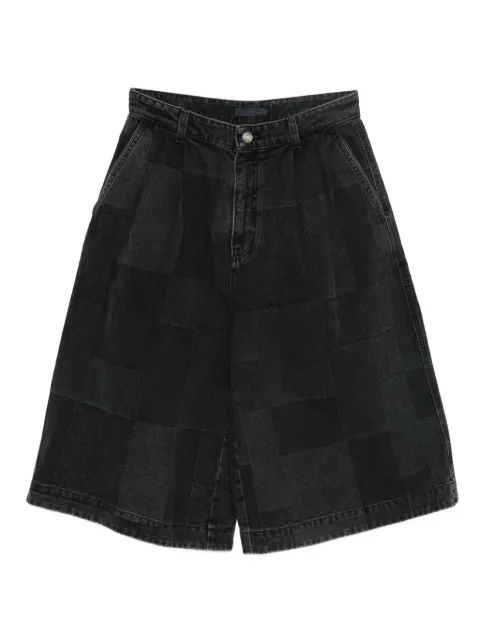Juun.J patchwork bermuda shorts Black JC5725P213