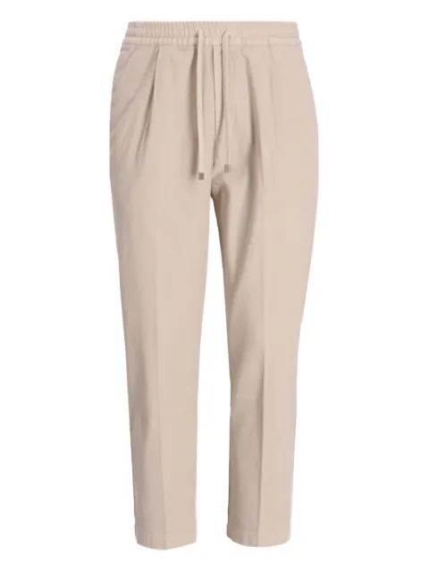 Jacob Cohën Daniel drawstring pleated trousers Neutrals P0017S4301