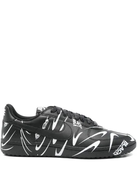 Black Comme Des Garçons graphic print trainers Black 1PK101W25
