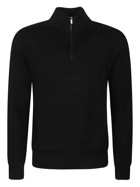 Michael Kors zip turtleneck sweater Black CR1601Z7AP