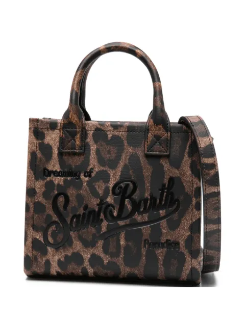 MC2 Saint Barth leopard print top handle tote bag Brown VANMI00100761I