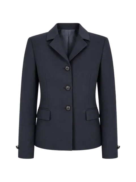 Tagliatore single-breasted notched-lapels blazer Blue DARIA150166