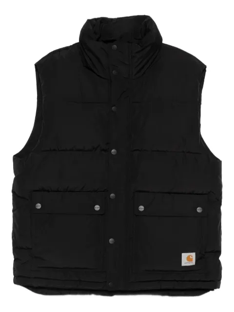 Carhartt WIP press-stud padded gilet Black I035362
