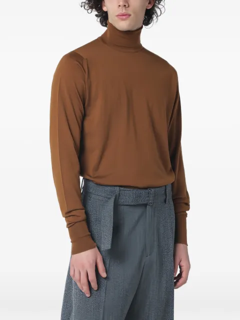 John Smedley Richards long-sleeve sweater Brown RICHARDS