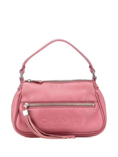 CHANEL Pre-Owned 2003-2004 Calfskin LAX Front Pocket shoulder bag Pink G0SBTBL54CU5O8ZW