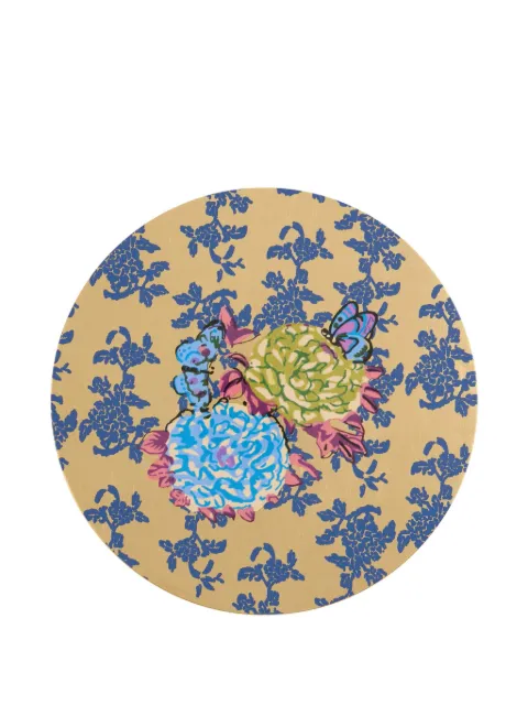 Lisa Corti floral-print placemat Gold 0MATDIAM34MCOKQ7021