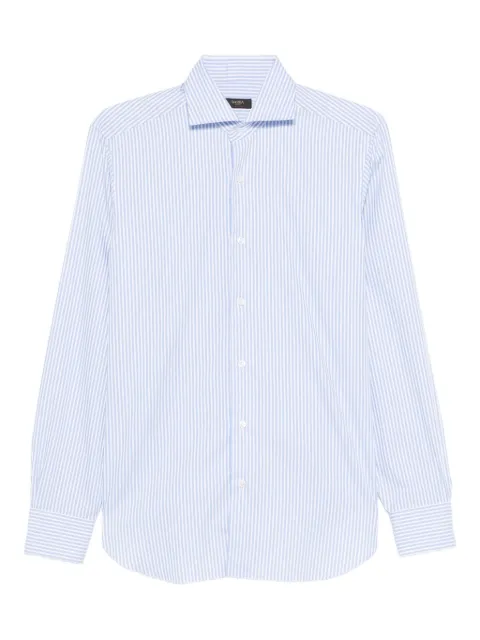 Barba striped shirt Blue U135414C