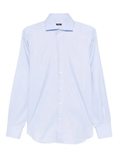 Barba buttoned shirt Blue U1350088