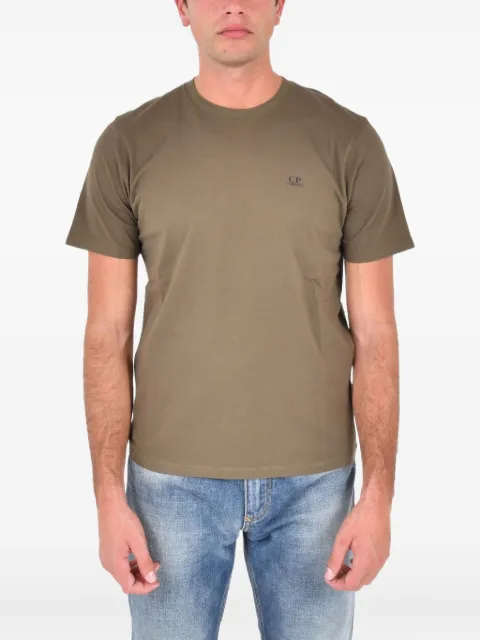 C.P. Company logo-print T-shirt Green RCCMTS725A005100W683