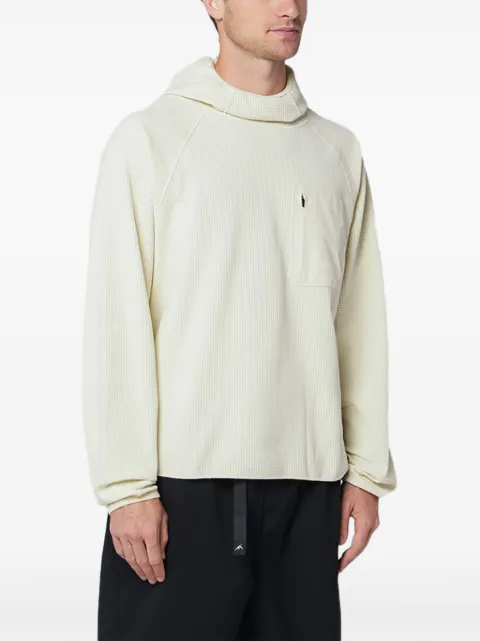 PURPLE MOUNTAIN OBSERVATOR zip-pocket hoodie Neutrals PMO2070