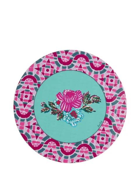 Lisa Corti floral-print placemat (pack of two) Pink 0MATDIAM34MCAMR7821X2
