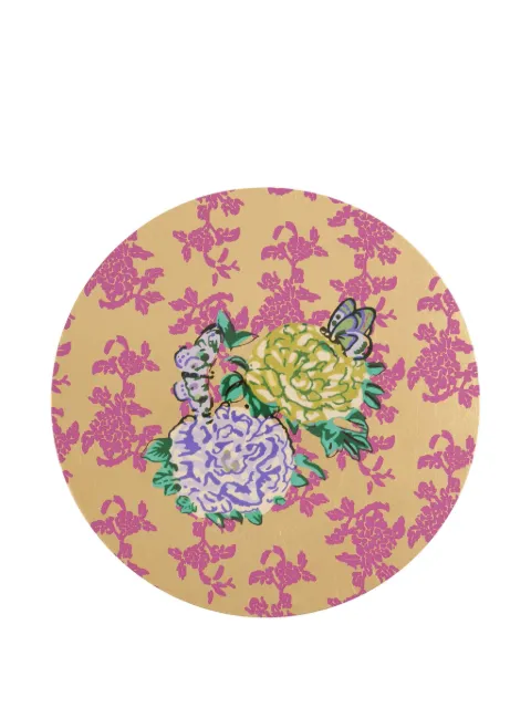 Lisa Corti floral-print placemat Gold 0MATDIAM34MCOKQ5621