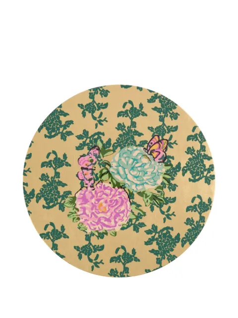 Lisa Corti floral-print table mat Neutrals 0MATDIAM34MCOKQ7521