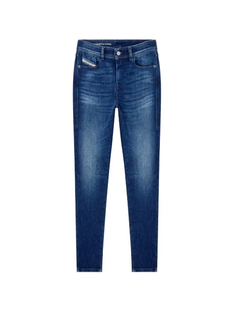 Diesel 2017 Slandy 09N12 skinny jeans Blue A0410809N12