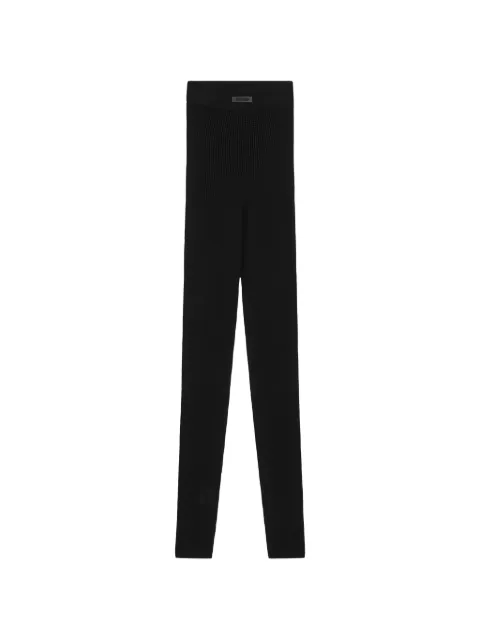 FEAR OF GOD ESSENTIALS logo-plaque leggings Black 192SP2572
