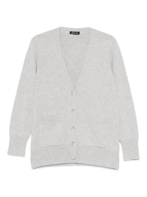 anne claire V-neck cardigan Grey D1298857621
