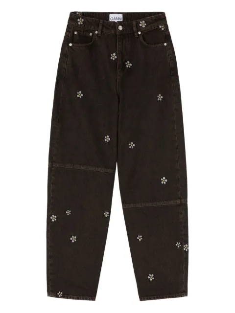 GANNI stary Daisy Duck jeans Black A1100160