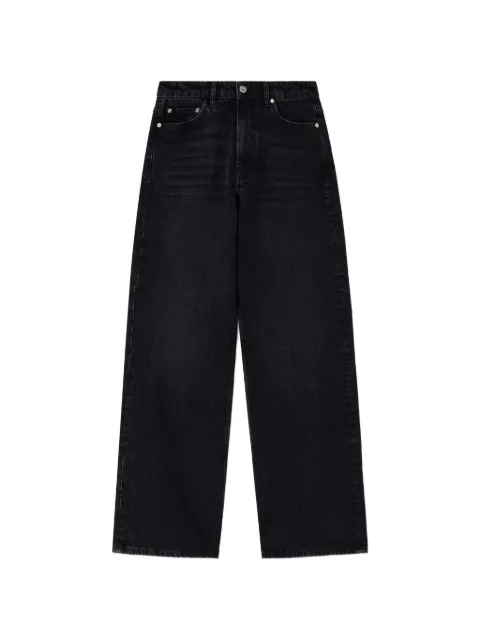 GANNI Lari jeans in black rigid denim Black A1100099