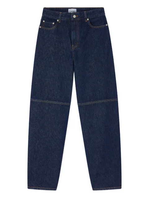 GANNI stary jeans in dark rinse denim Blue A1100074