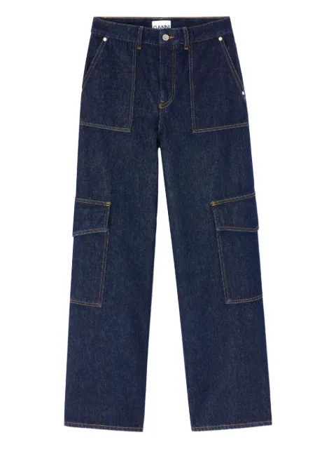 GANNI Angi jeans in dark rinse denim Blue A1100068