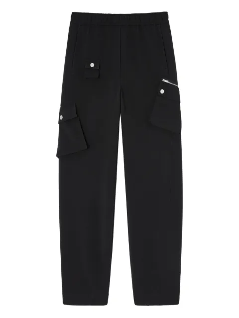 GANNI black twill suiting pants Black A1080042