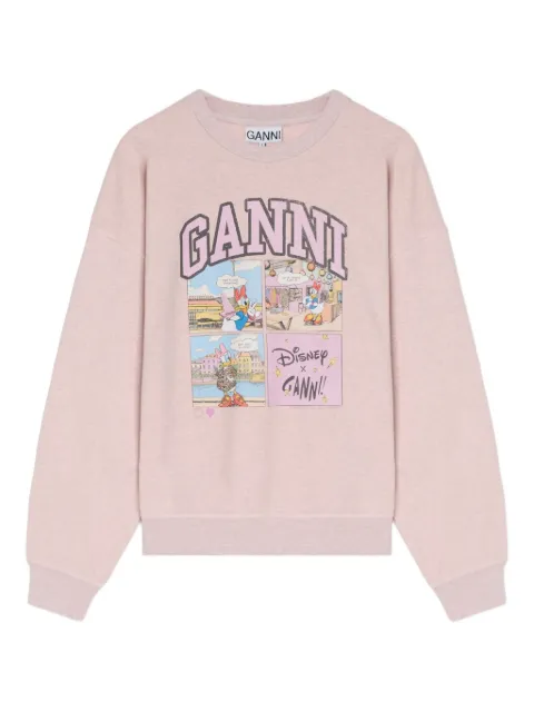 GANNI Daisy Duck pink comic sweatshirt Pink A1060057