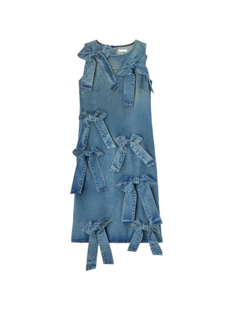 GANNI light rigid denim dress Blue A1030213