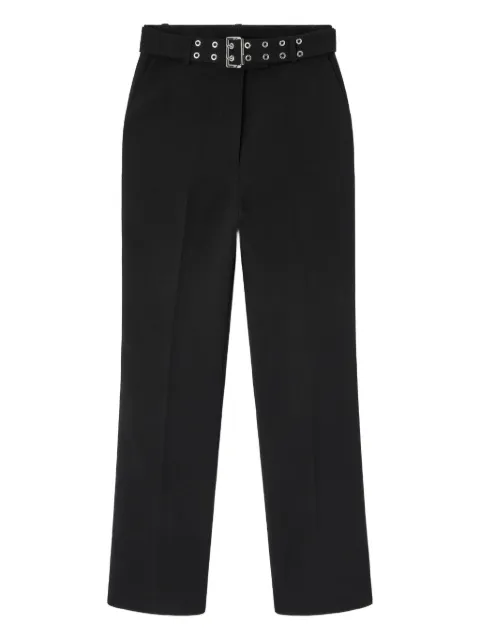 GANNI black belted pants Black A1080051