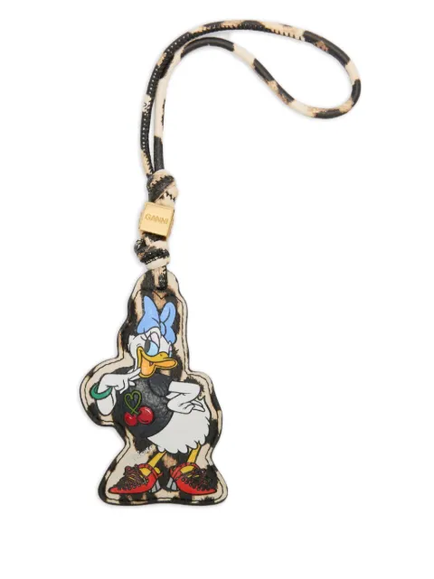 GANNI x Disney Daisy Duck leopard charm Brown B3010220