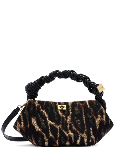 GANNI animal-print tote bag Black B2100062