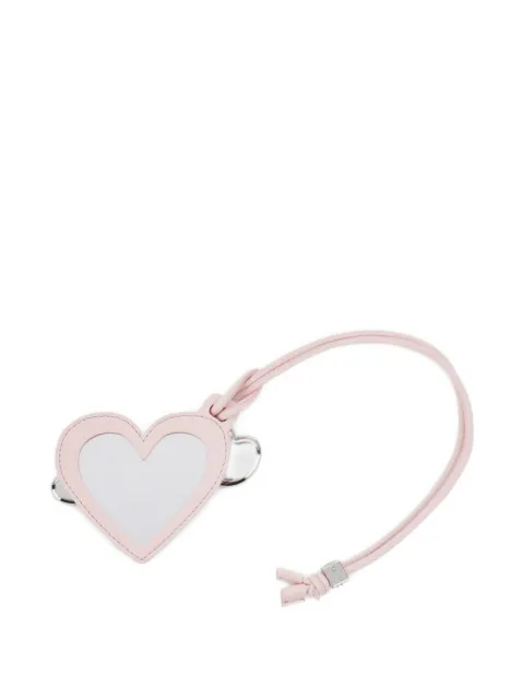 GANNI heart mirror in pink Pink B3010133