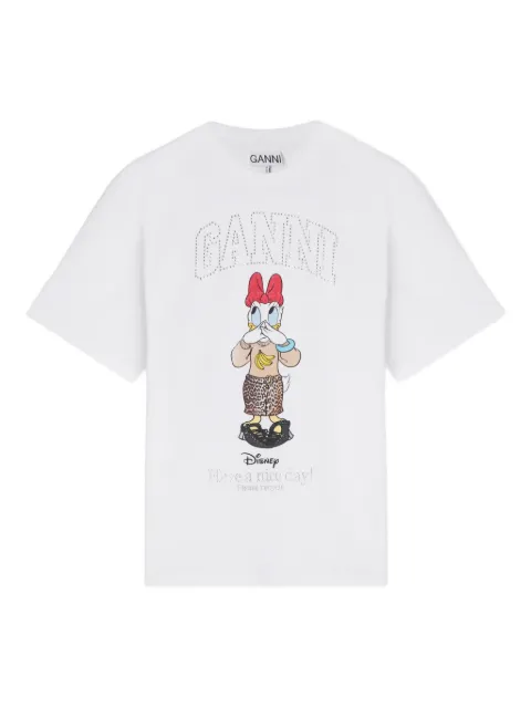 GANNI x Disney graphic T-shirt White A1050102