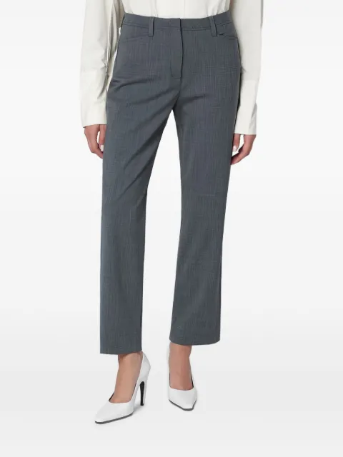 THELATEST button-fastening trousers Grey TLW03103