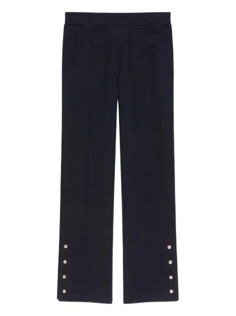 Givenchy button detail track pants Blue BM510N0312L