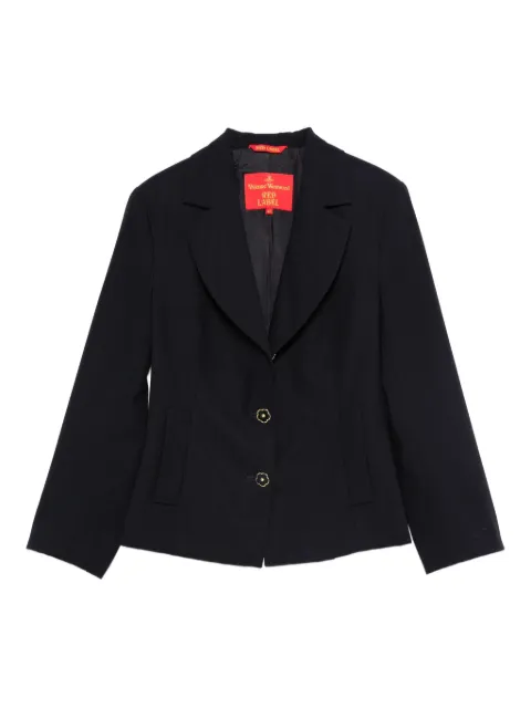Vivienne Westwood Pre-Owned 1990s single-breasted blazer Black HOLAVW117