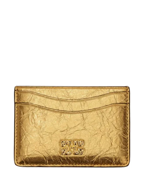GANNI logo cardholder Gold B3010026