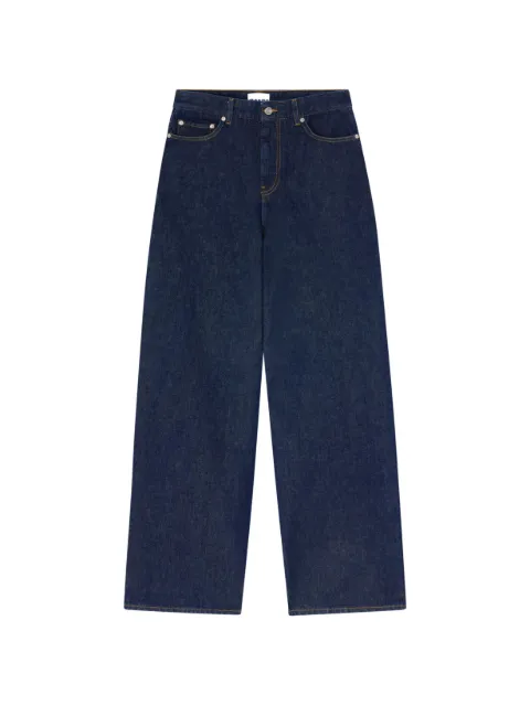 GANNI Lari jeans in dark rinse denim Blue A1100078
