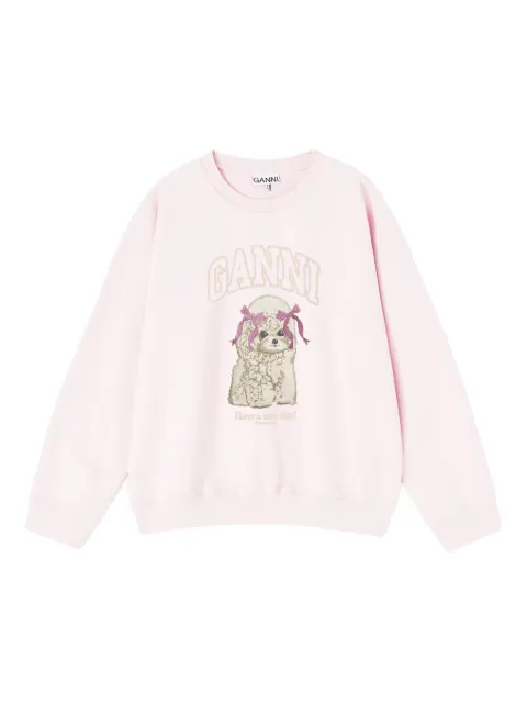 GANNI pink poodle sweatshirt Pink A1060026