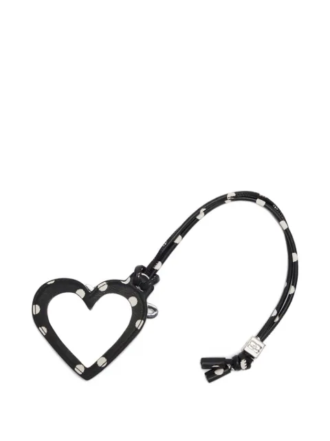 GANNI heart mirror with dots Black B3010036