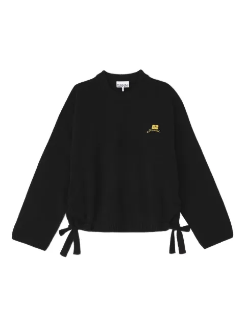 GANNI wool mix sweater Black A1070070