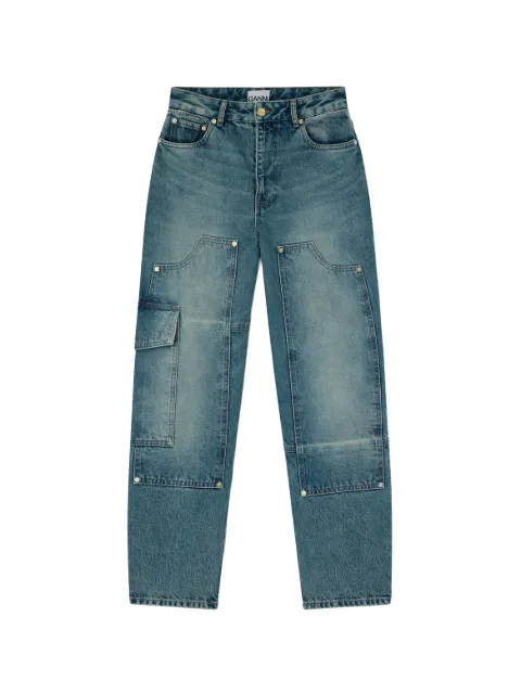 GANNI Audri jeans in tint rigid denim Blue A1100097