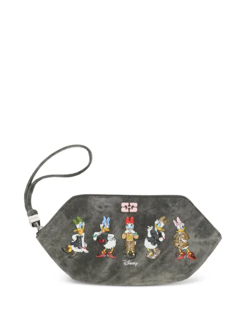 GANNI x Disney Daisy Duck bleached make-up pouch Grey B3010214