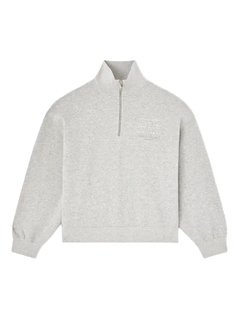 GANNI grey half zip sweatshirt Grey A1060029